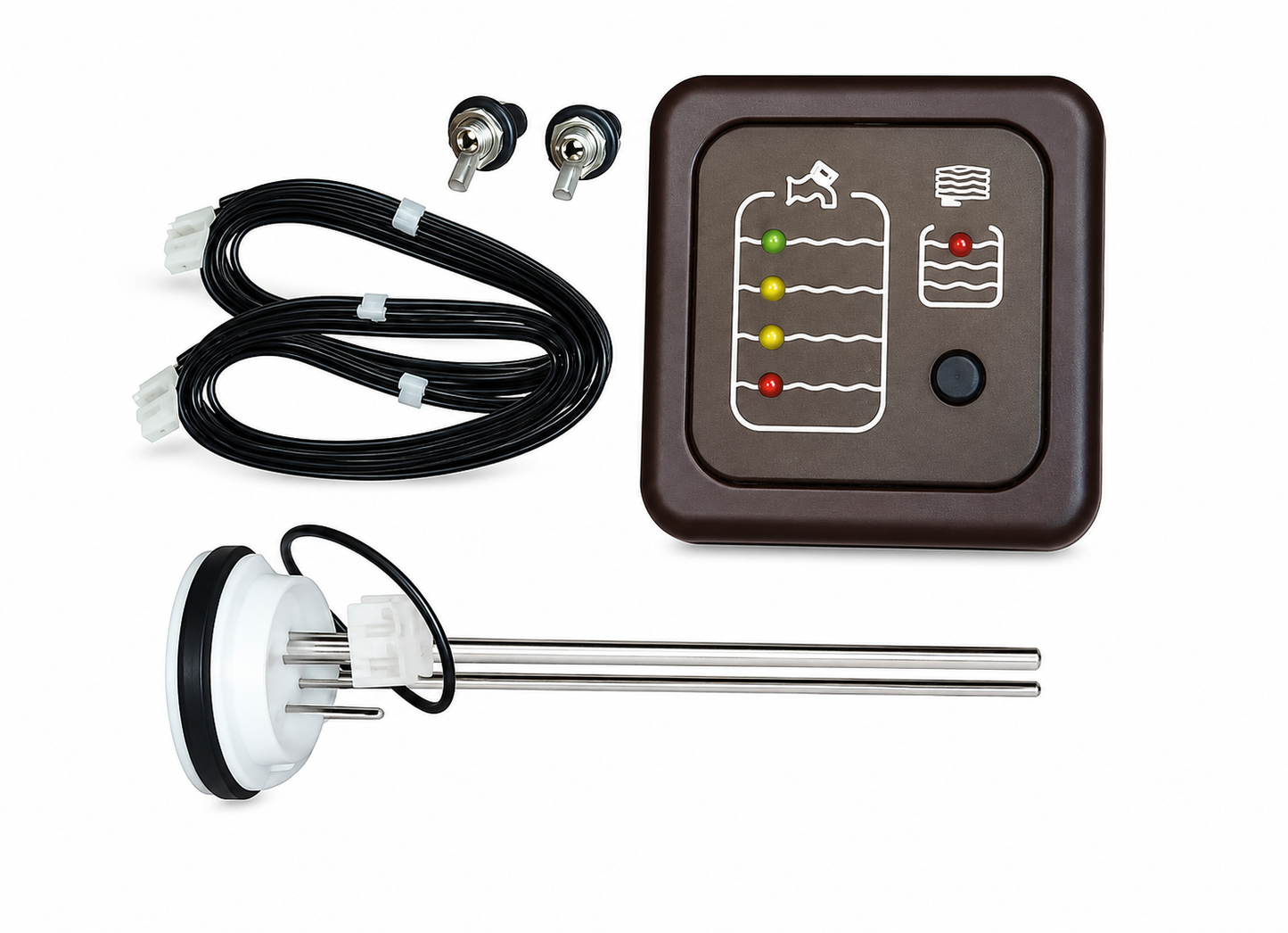 Centralita CBE MT214 control aguas limpias y sucias camper