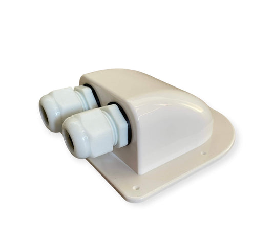 Pasatechos 2 vías estanco para cable solar camper