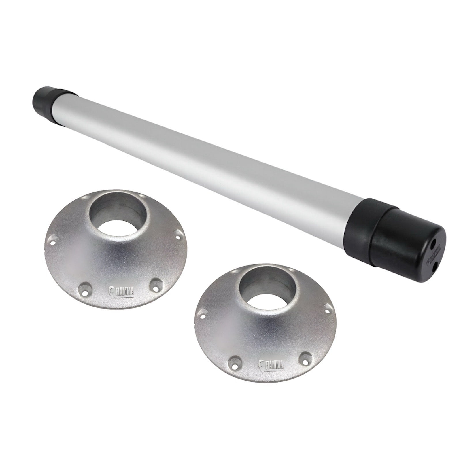 Pata extraíble Fiamma Tube Pro 70 cm con bases cónicas.