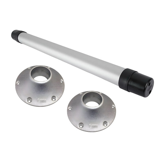 Pata extraíble Fiamma Tube Pro 70 cm con bases cónicas.