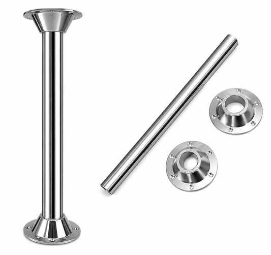 Pata de mesa extraíble 70 cm tipo Fiamma con bases opcionales camper y caravana