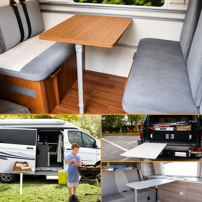 Pata telescópica plegable mesa camper