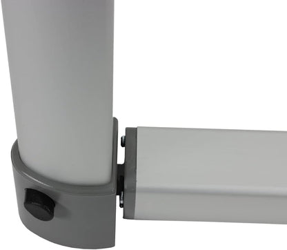 Pata plegable aluminio gris plata para caravana o autocaravana.