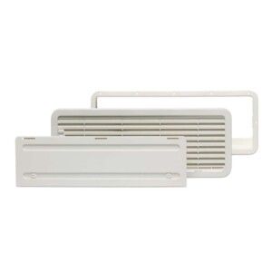 Rejilla de ventilación camper 200 con tapa – Evacuación eficiente aire nevera