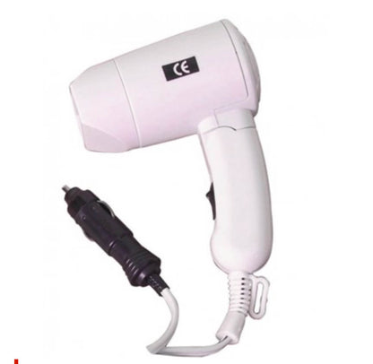 Secador de pelo 12V plegable 150W para coche o camper.