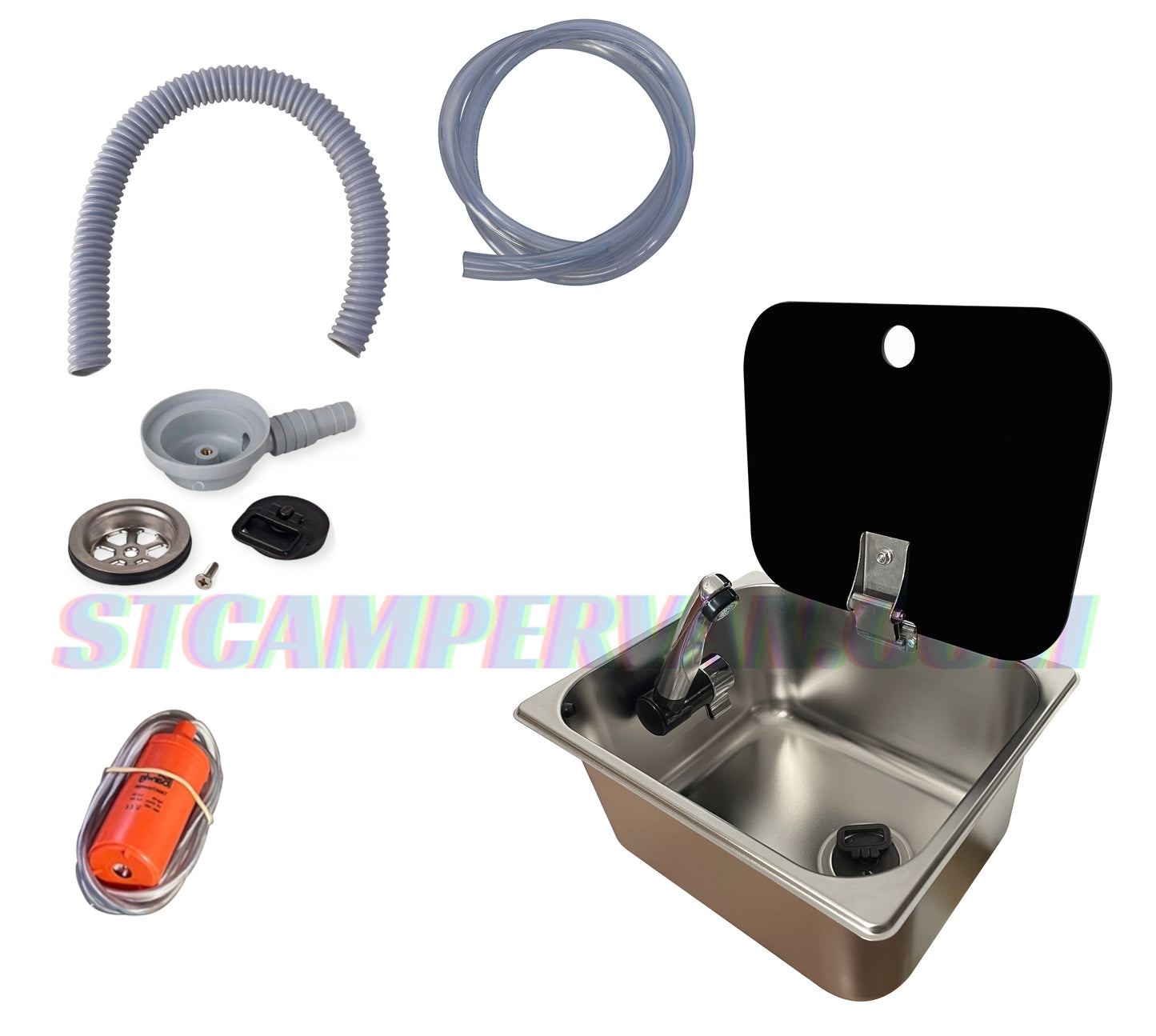 Kit fregadero camper 26x32 con tapa