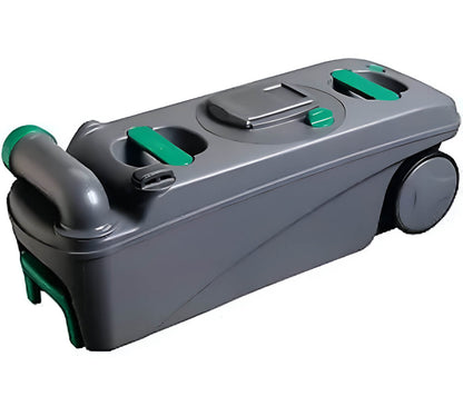 Depósito Thetford C400 con ruedas y asa telescópica del kit Fresh-Up.