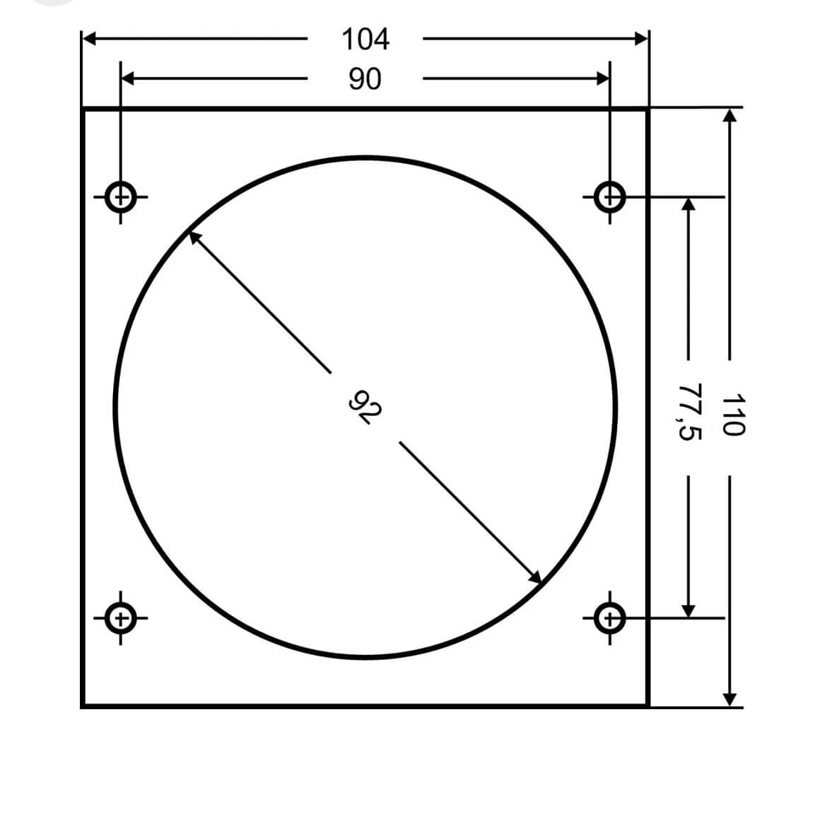 Detalle de tapa con muelle y junta de espuma en toma CEE