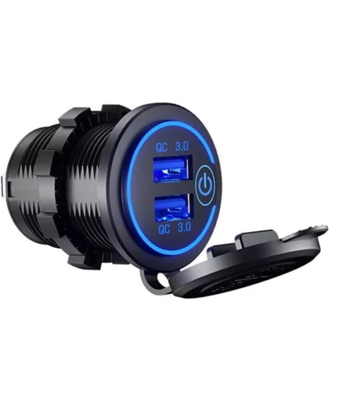 Toma USB Doble 3.0A con Interruptor 12V/24V | Cargador Camper STCAMPERVAN