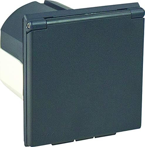 Enchufe exterior 220v CEE color Negro