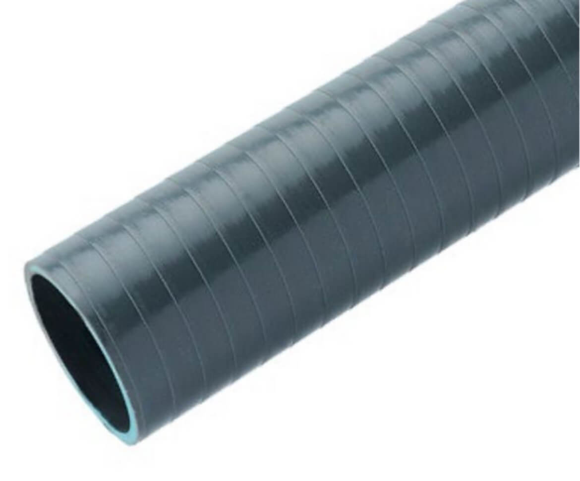 Tubo flexible PVC 40 mm para agua en camper, venta por metros.