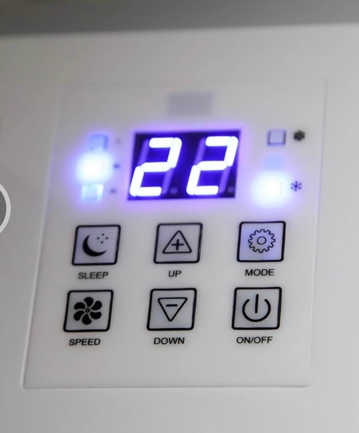 Unidad interior del aire Mestic SPA-3000 con ventilación activa