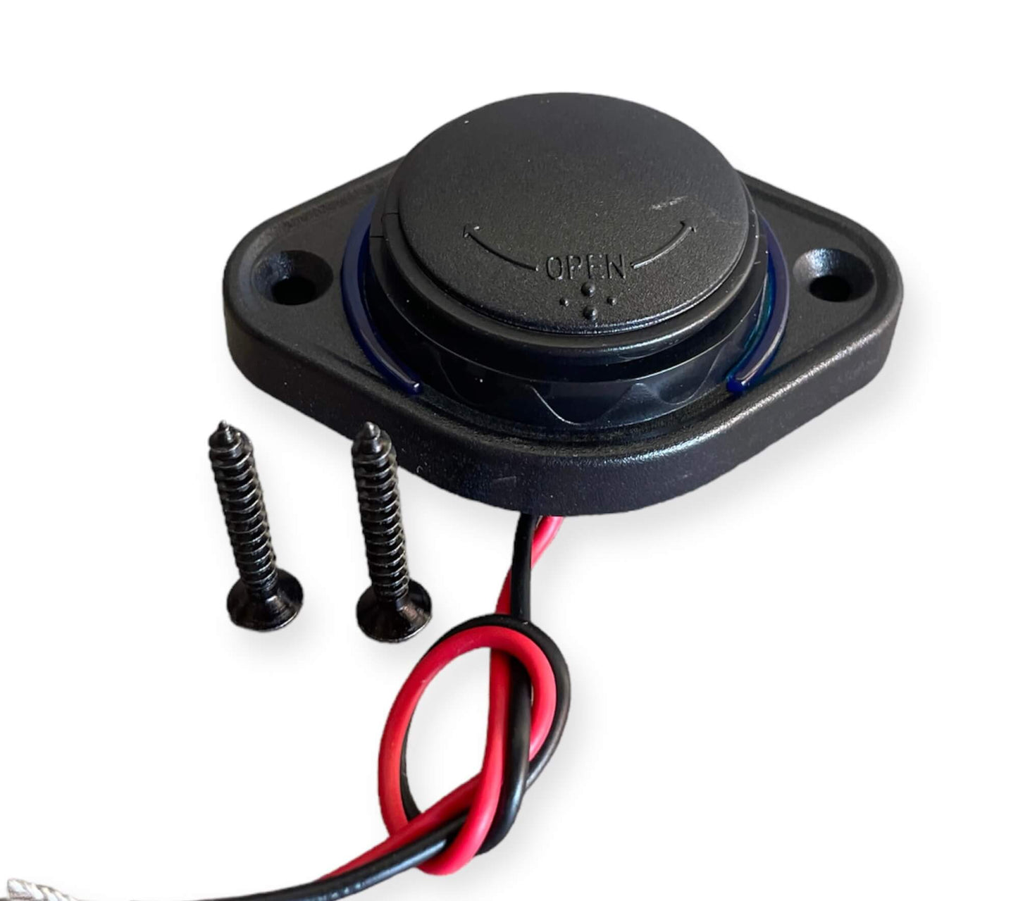 Puerto USB empotrable con doble salida 12V para camper