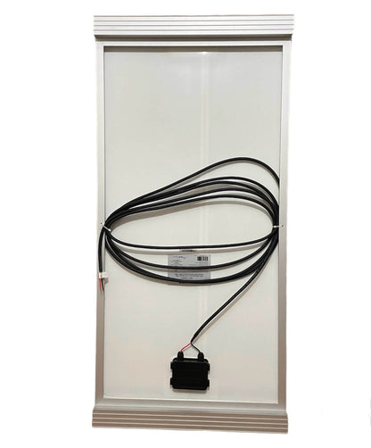 Detalle del panel solar monocristalino 100 W Vechline