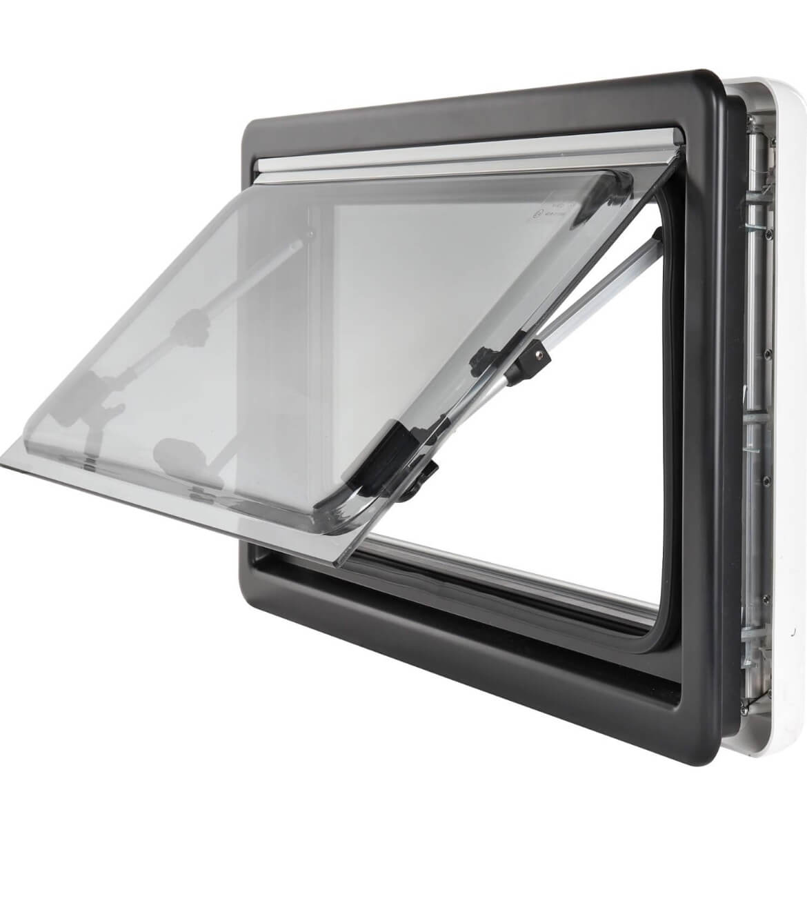 Marco interior con mosquitera plisada y oscurecedor integrado