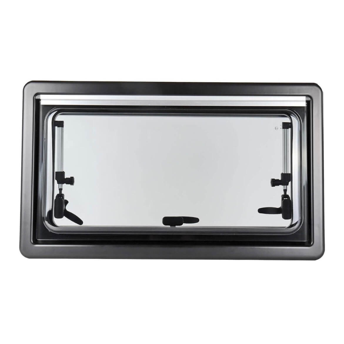 Ventana abatible 500×350 mm acrílica de doble pared para camper.