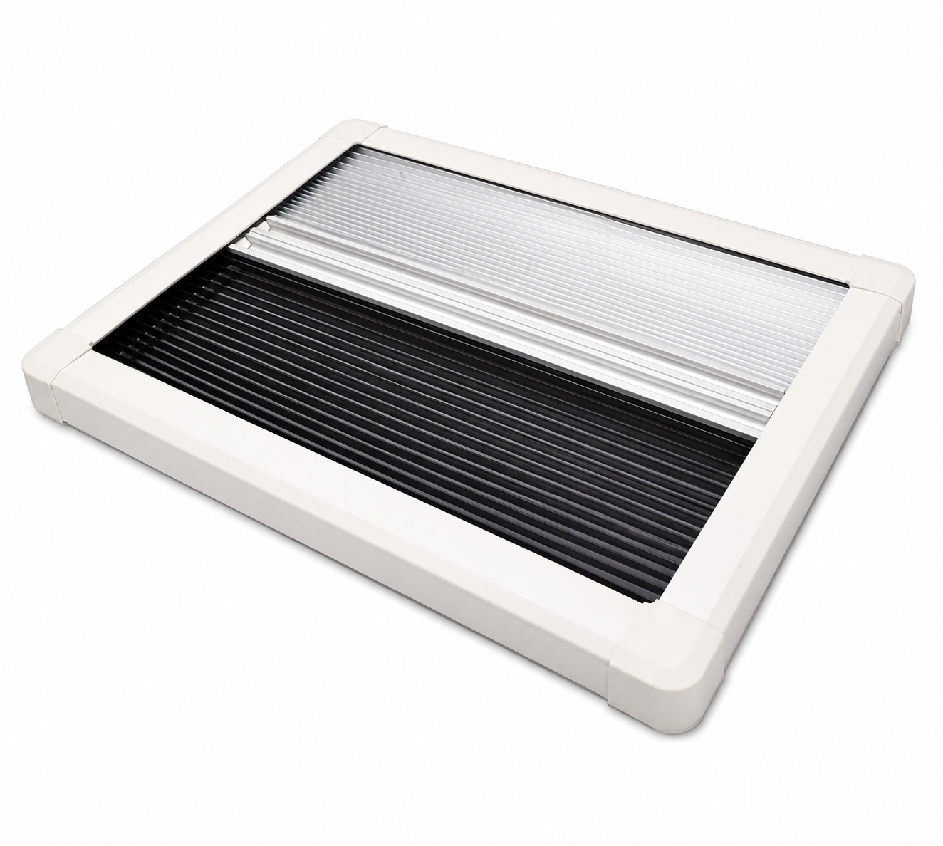 Ventana Camper Abatible Enrasada Doble Cristal con Mosquitera y Oscurecedor