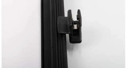 Sistema de apertura lateral de la ventana corredera 800x400 mm cristal negro