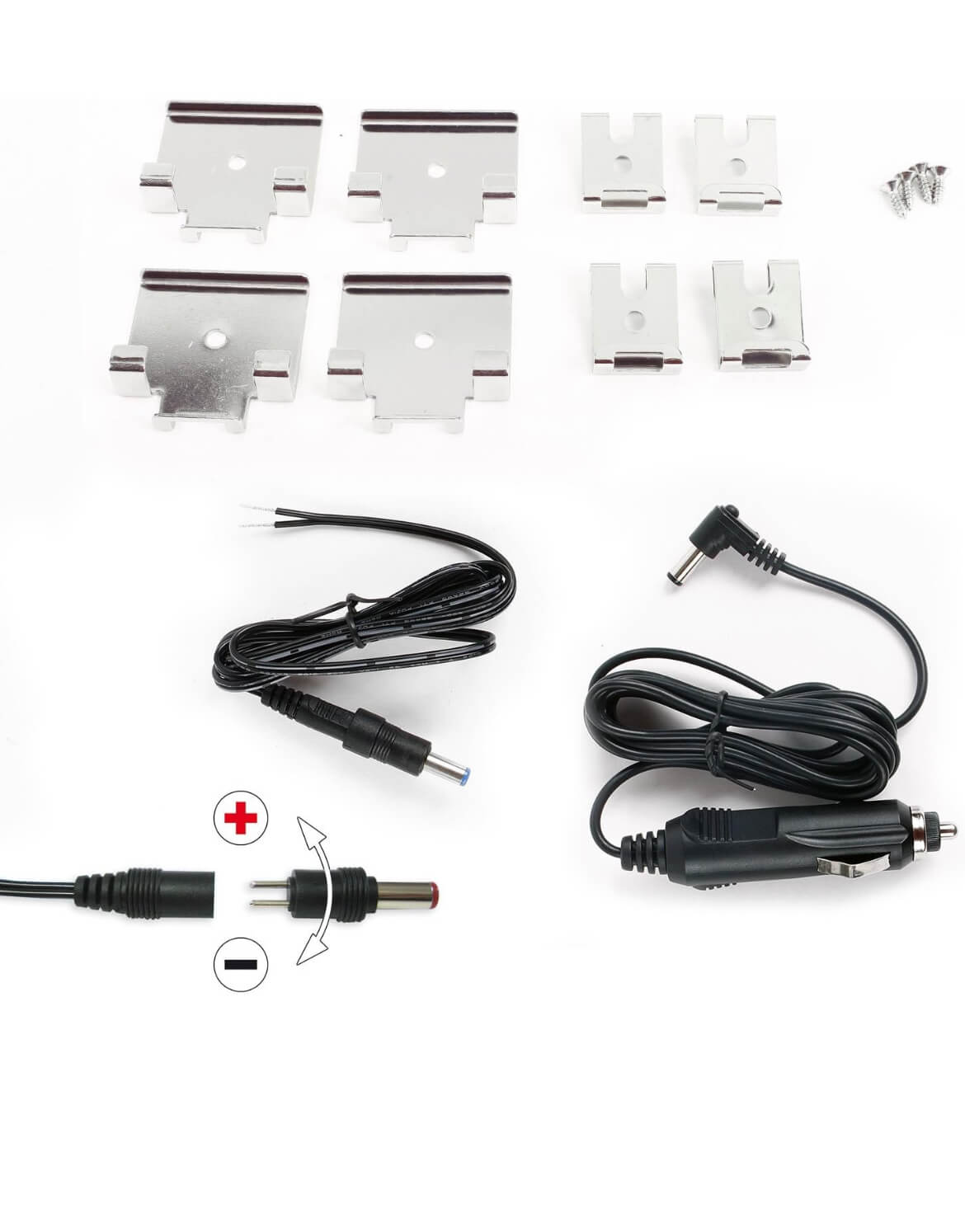 Accesorios, cableado y soporte del ventilador Fiamma Turbo Kit 12V