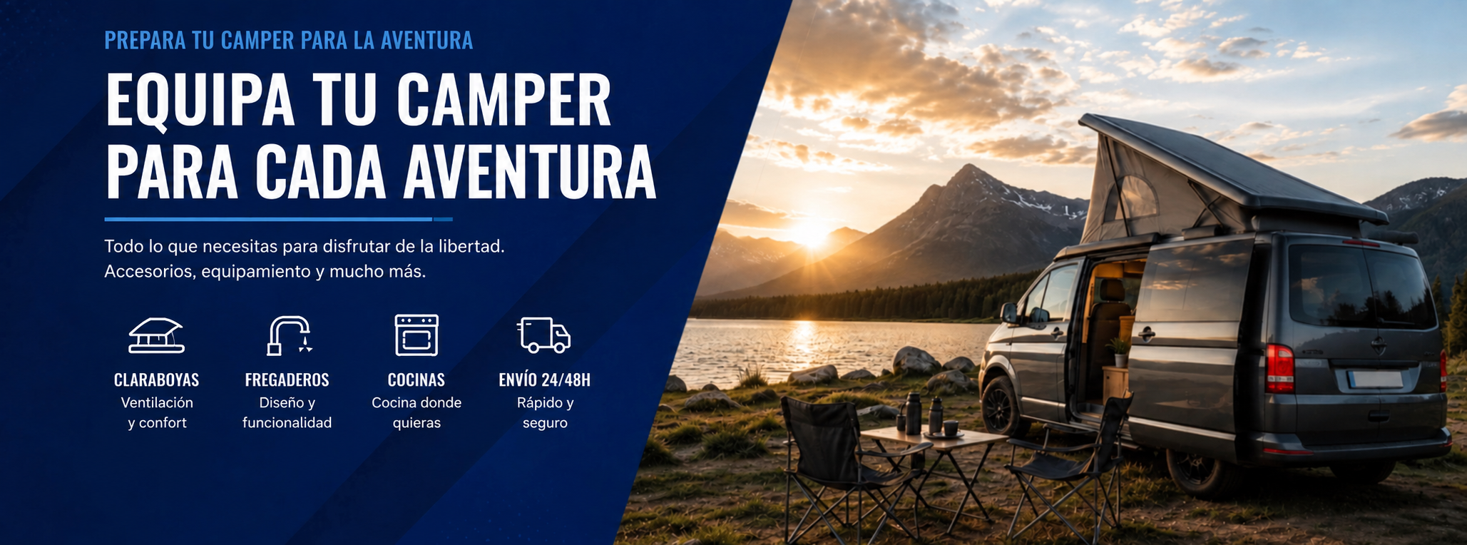 Equipa tu camper para cada aventura - ST Camper Van