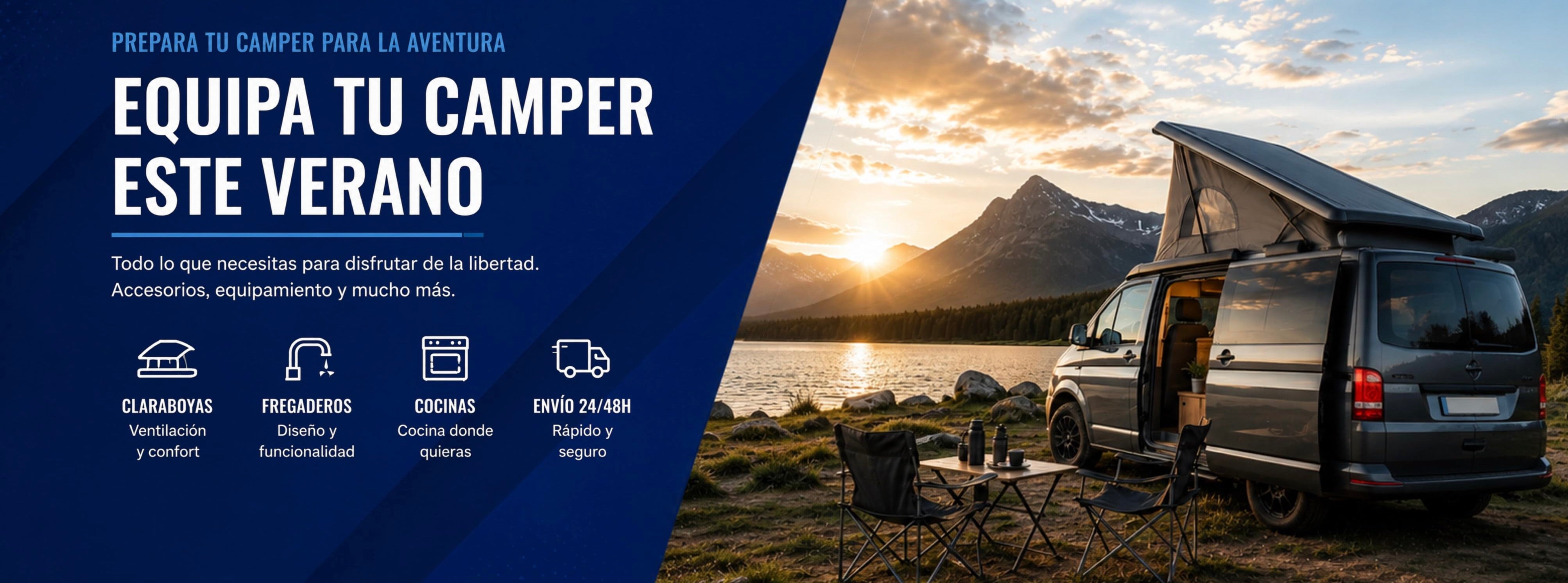 Equipa tu camper este verano - ST Camper Van